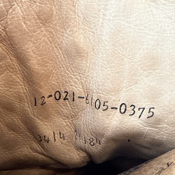 Stetson Thunderbird Studded Eagle Boot Size 7.5 Western Brown Turquoise Leather - Picture 11 of 11